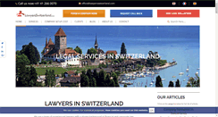 Desktop Screenshot of lawyersswitzerland.com