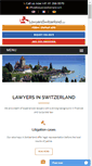 Mobile Screenshot of lawyersswitzerland.com