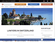 Tablet Screenshot of lawyersswitzerland.com